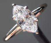 0.80ct E VS1 Marquise Lab Grown Diamond Ring R9985