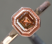 0.44ct Brown Asscher Cut Diamond Ring R10002