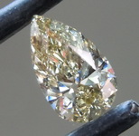 1.00ct Yellow VVS2 Pear Shape Diamond R10059