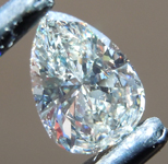 1.11ct K SI1 Pear Shape Diamond R10068