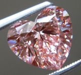 2.99ct Pink VS2 Heart Shape Lab Grown Diamond R10072