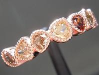 0.80ctw Fancy Colored Pear Shape Diamond Ring R10123