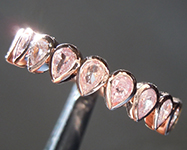 0.79ctw Pink Pear Shape Diamond Ring R10162