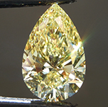 3.02ct Yellow VS1 Pear Shape Diamond R10214
