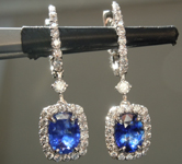 1.66cts Blue Oval Shape Sapphire Earrings R10542