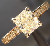 SOLD...1.06ct Q-R SI1 Radiant Cut Diamond Ring R4976