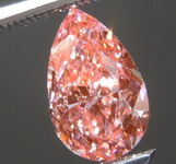 SOLD.....1.22ct Orangy Pink VS2 Pear Shape Lab Grown Diamond R9464