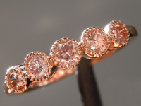 SOLD...0.46ctw Natural Pink Diamond Ring R1220