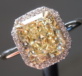 SOLD....2.12ct U-V VVS2 Radiant Cut Diamond Ring R7339