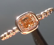 0.38ct Y-Z (Brown) SI2 Radiant Cut Diamond Ring R7409