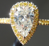 SOLD.....1.58ct M SI2 Pear Diamond Ring R7741