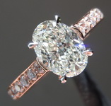 1.07ct J SI1 Oval Diamond Ring R7813