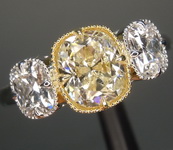 1.01ct M Cushion Cut Diamond Ring R9138