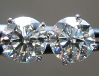 SOLD...2.00ctw E SI1 Round Brilliant Lab Grown Diamond Earrings R9671