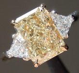 SOLD...2.27ct Y-Z VVS2 Radiant Cut Diamond Ring R9711