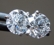 SOLD....2.08ctw E SI1 Round Brilliant Lab Grown Diamond Earrings R9672