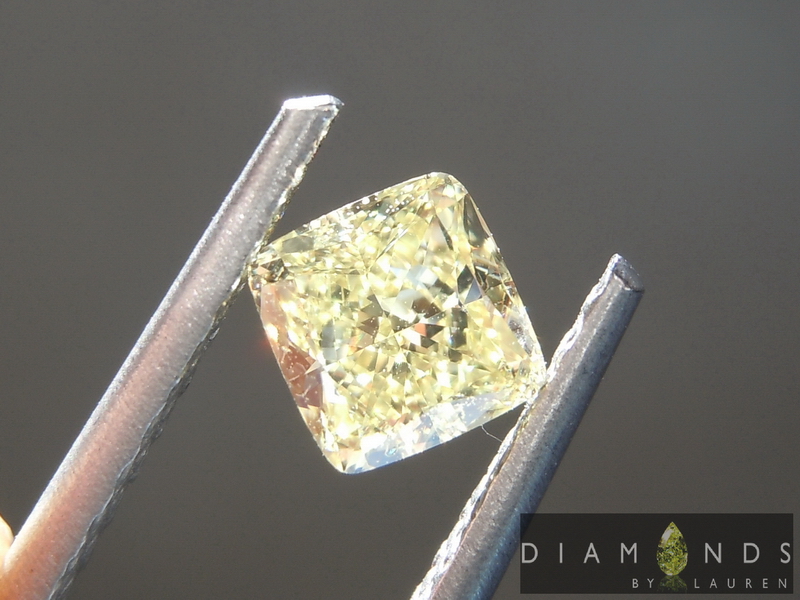 yellowish diamond ring