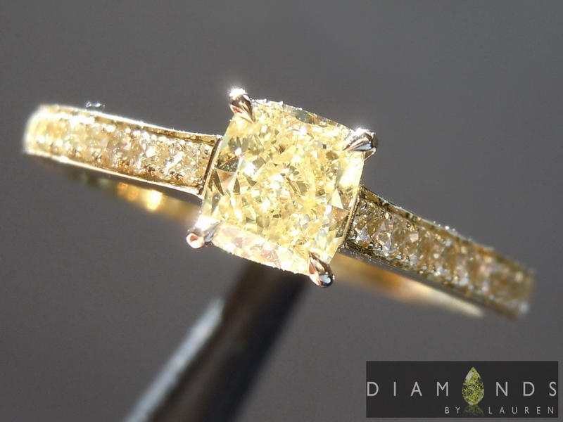 canary diamond ring