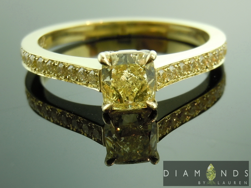 yellow diamond ring