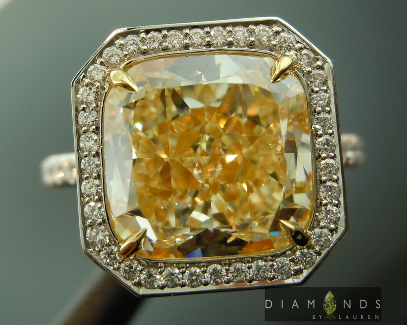 canarydiamond ring