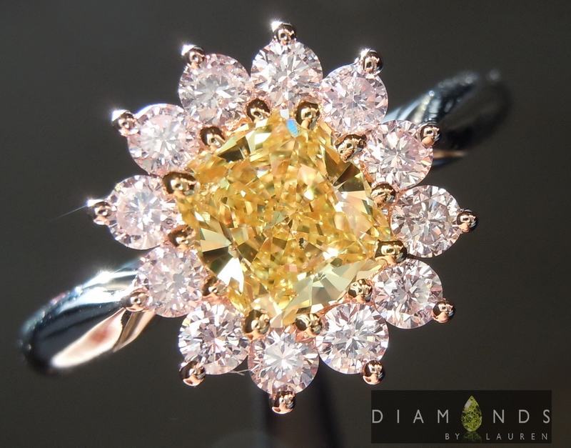 canary diamond ring