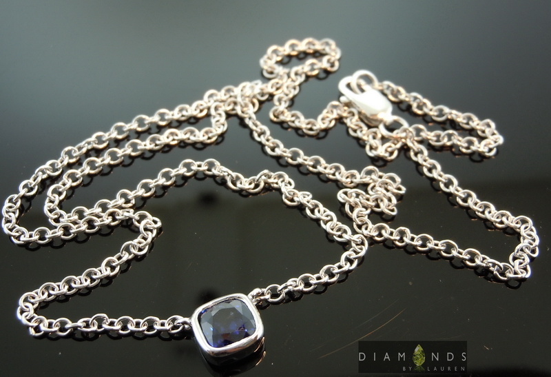 blue sapphire necklace