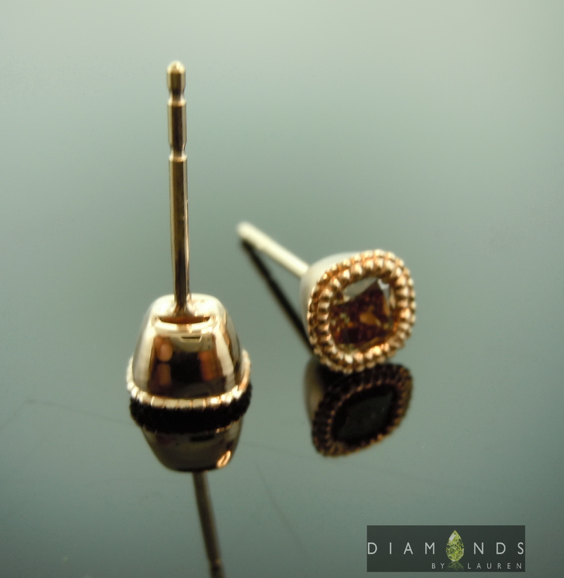 chocolate diamond earrings