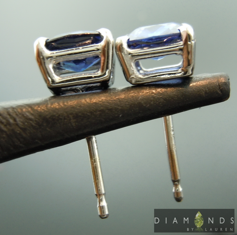 blue sapphire earrings