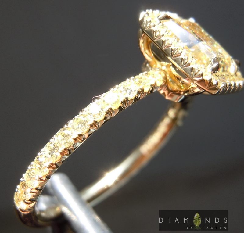 canary diamond ring