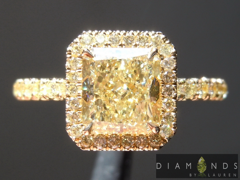 yellow diamond ring