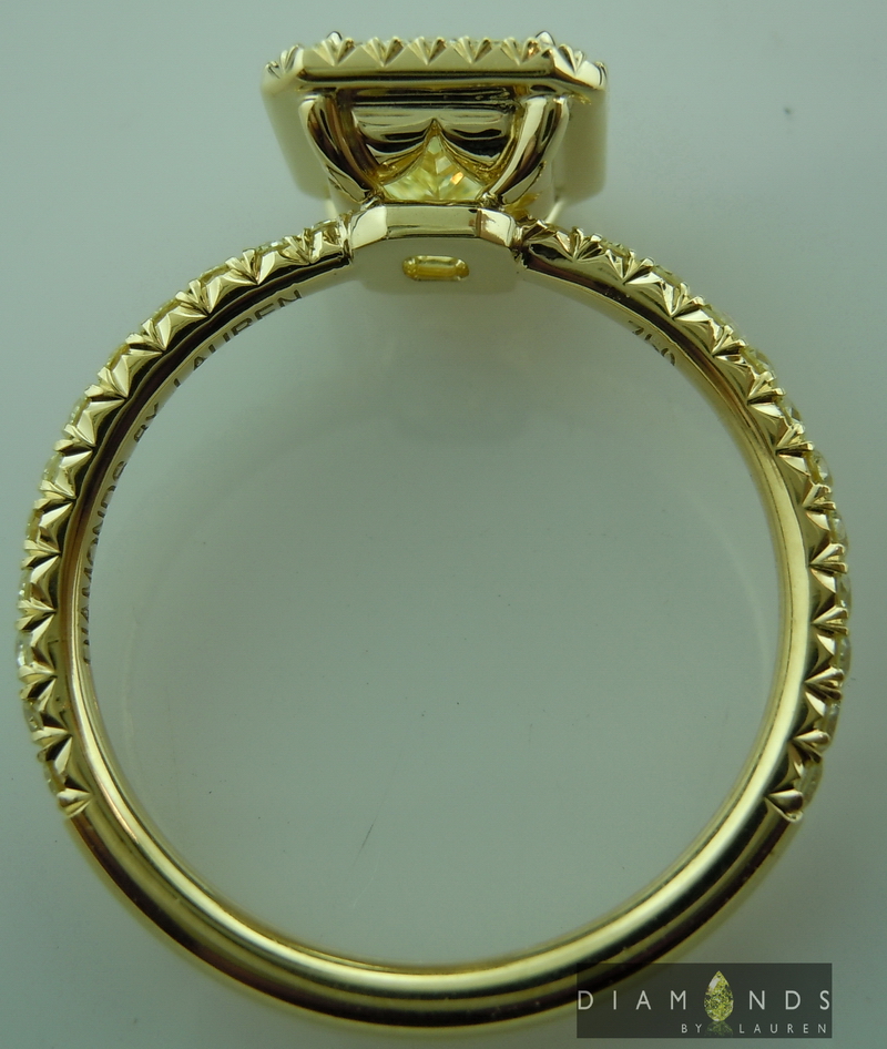 canary diamond ring