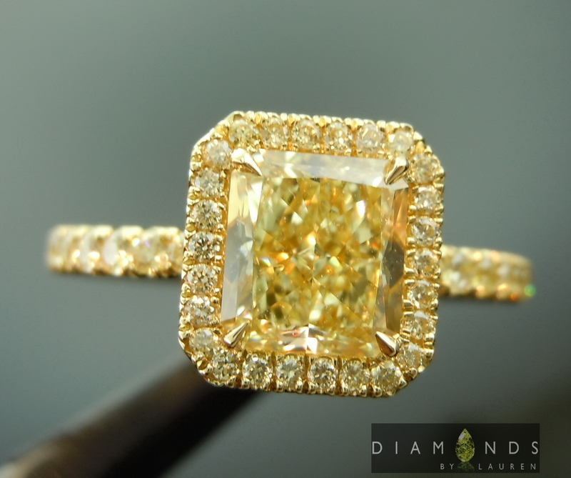 canary diamond ring