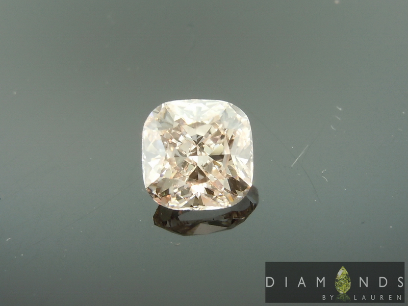 natural pink diamond ring