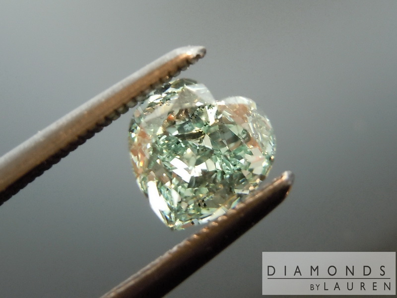 gia fancy intense green diamond