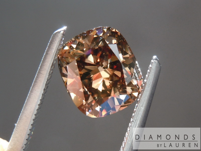 brown diamond ring