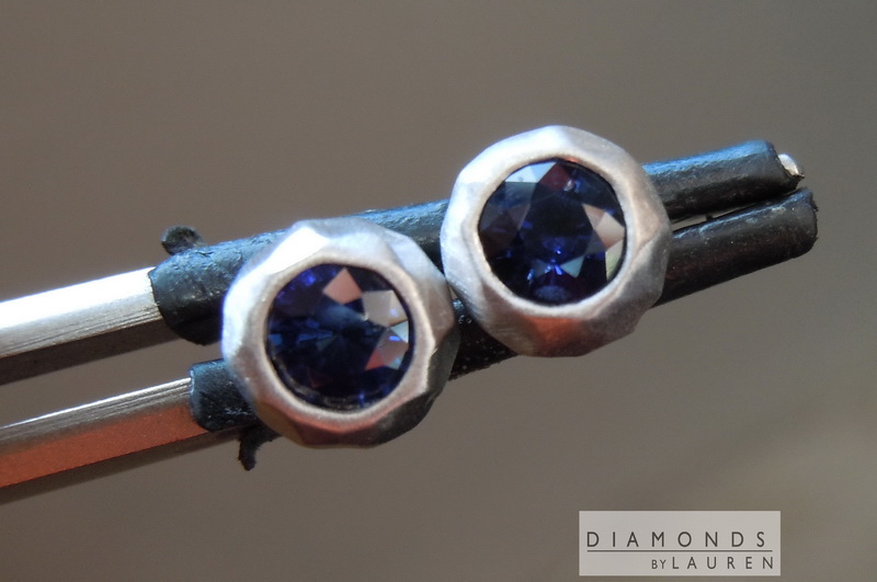 blue sapphire earrings