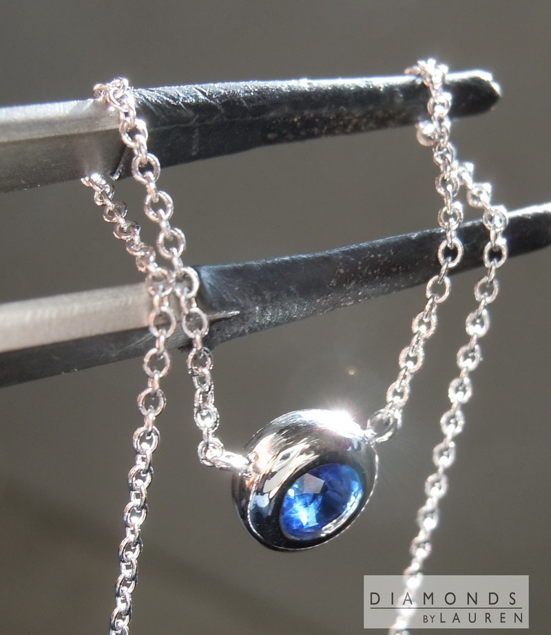 sapphire necklace