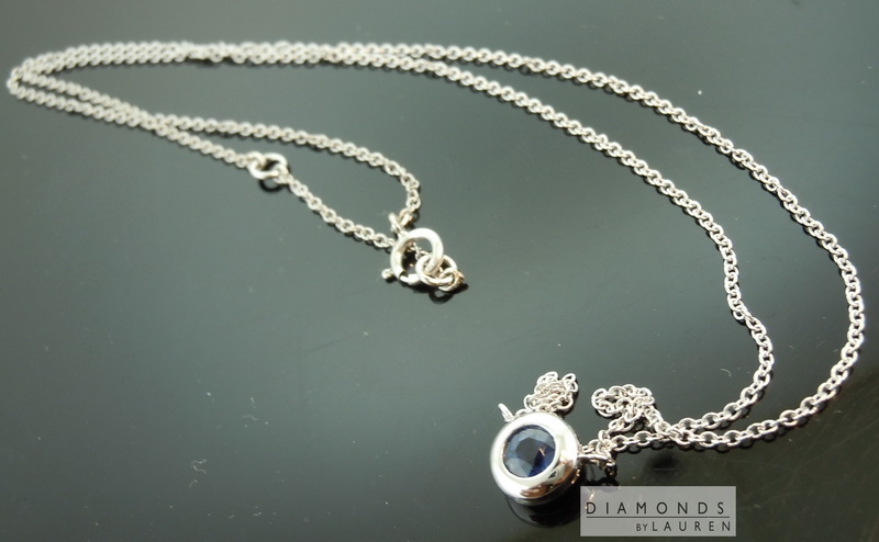 blue sapphire necklace
