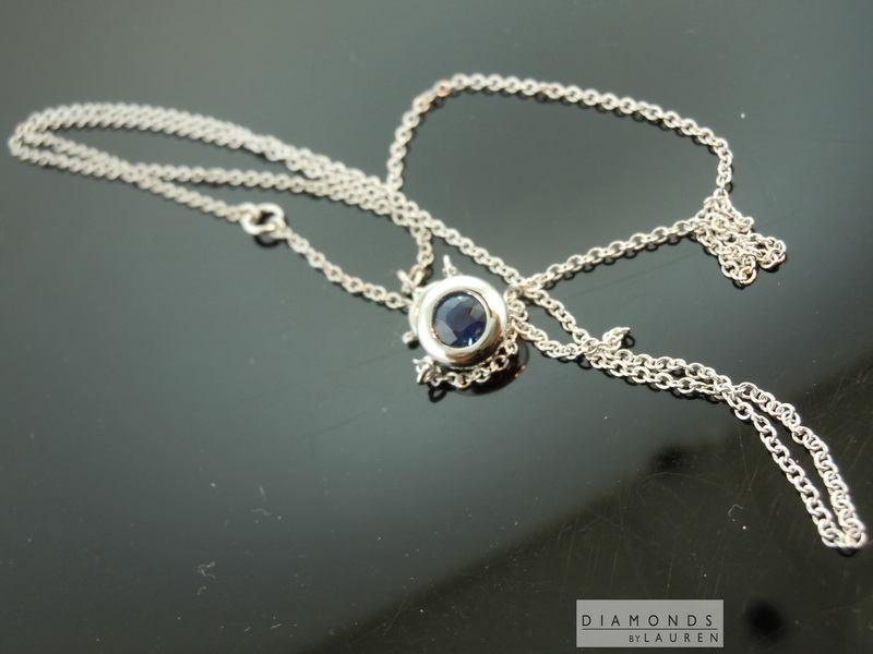 blue sapphire necklace