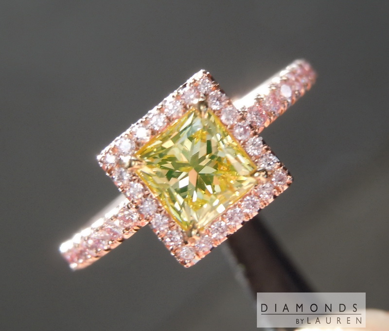 canary diamond ring