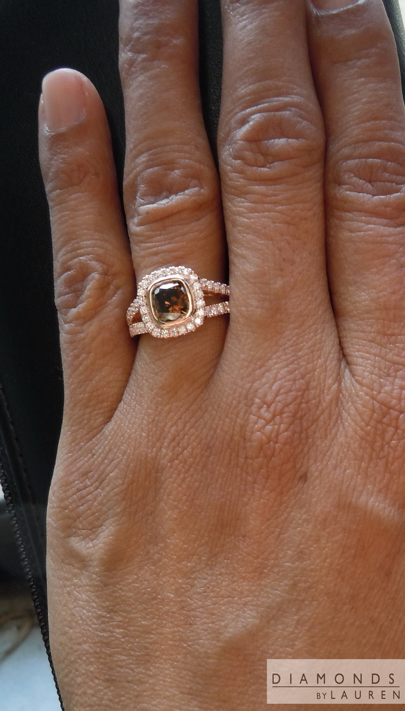 chocolate diamond ring