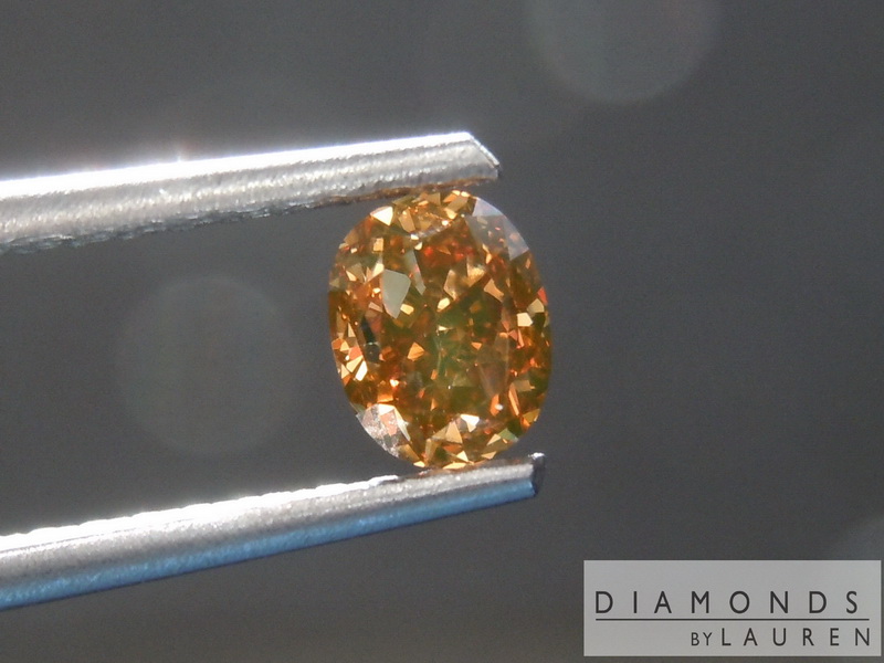 natural orange diamond