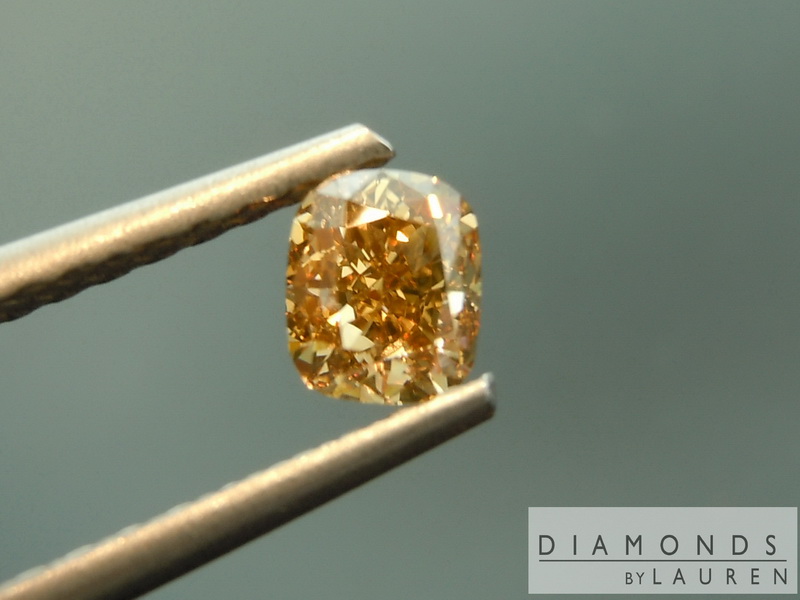 natural orange diamond
