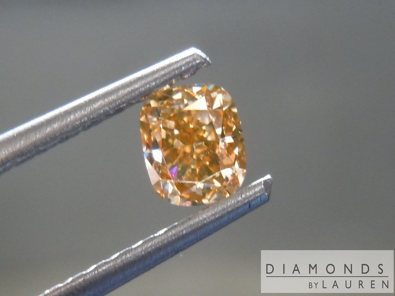 natural orange diamond