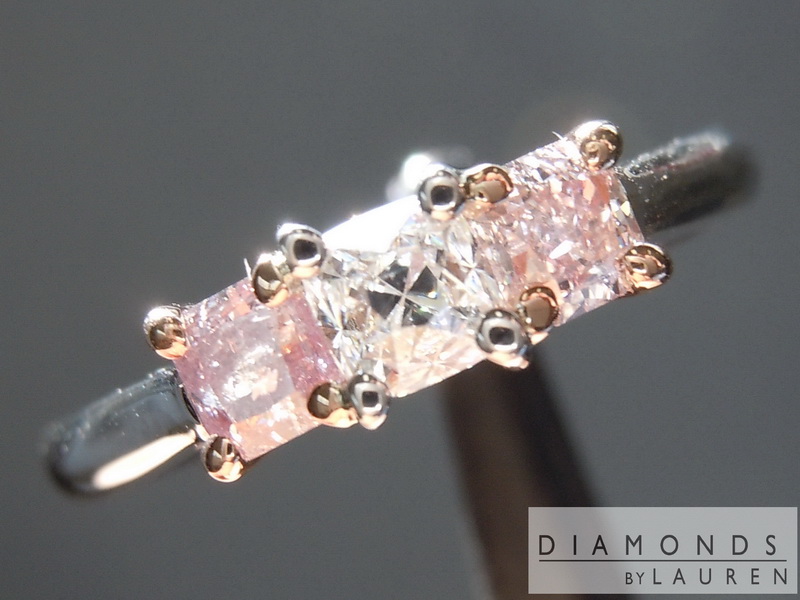 colorless diamond ring