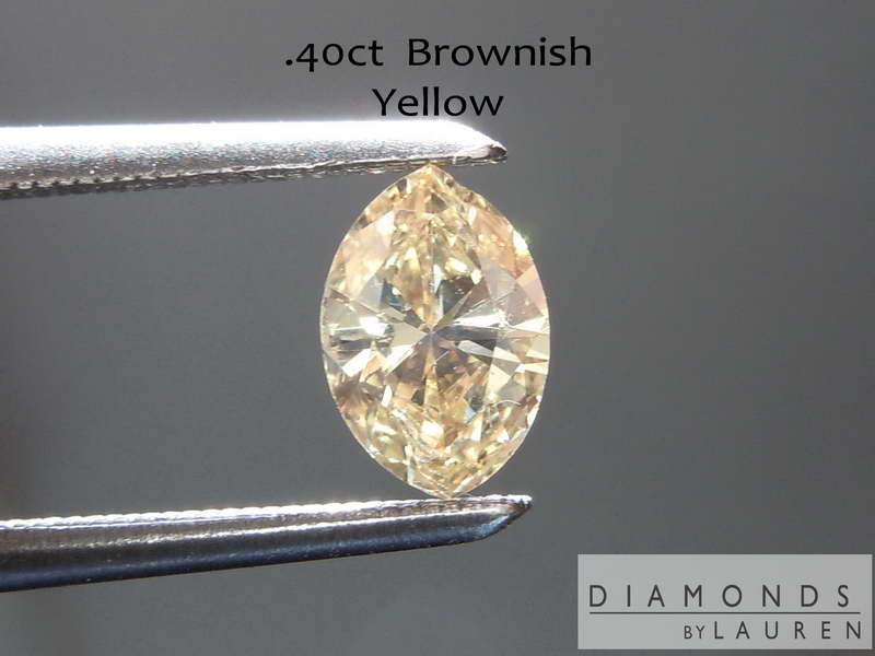 brownish yellow diamond