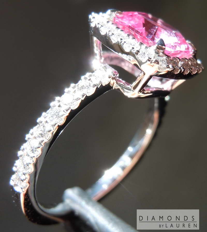diamond halo ring