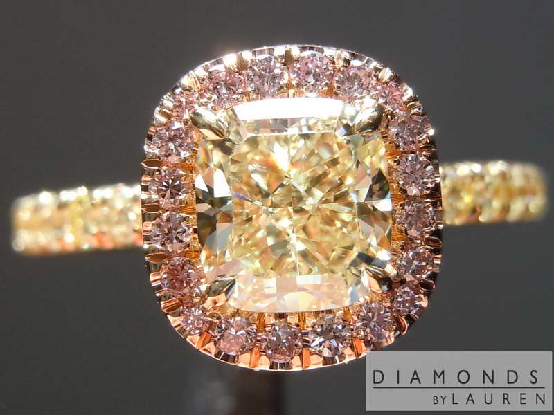 canary diamond ring