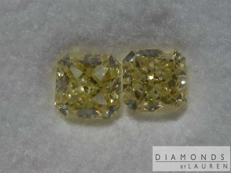 canary diamond earrings