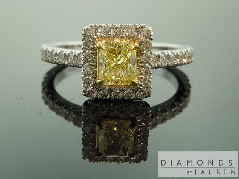 yellow diamond ring